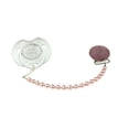 thumbnail image 3 of Sparkly Glitter Crystal with Swarovski Crystals & Matching Pearl Pacifier Clip, 3 of 3