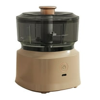 RKZDSR Wireless Electric Garlic Chopper - Portable Mini Food Processor with USB Charging - 350ML Vegetable Masher and Garlic Mincer for Onions, Meat, and Spices