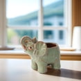 thumbnail image 2 of MLINS Calf Elephant Succulent Planter Ceramic Elephant Decoration Desktop Flowerpot Ornament, 2 of 8