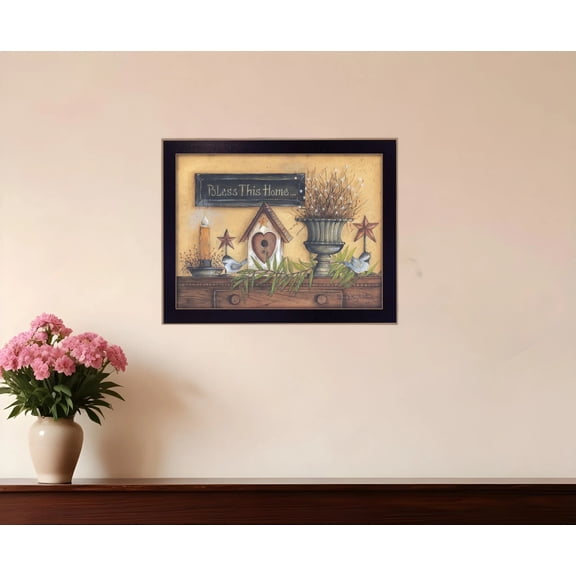 Bless This Home 4 Black Framed Print Wall Art