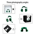 thumbnail image 4 of ZKEEZM Light Box Photography 32"x32"  Foldable Photo Tent 100 LED and 3 Colors Backdrops  6500K Brightness, 4 of 15