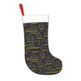 thumbnail image 2 of Balery Retro Excavator Pattern Christmas Stockings with Initials, 18" Large Knit Christmas Stocking,Xmas Stocking for Kids, Holiday and Family Stocking, 2 of 7