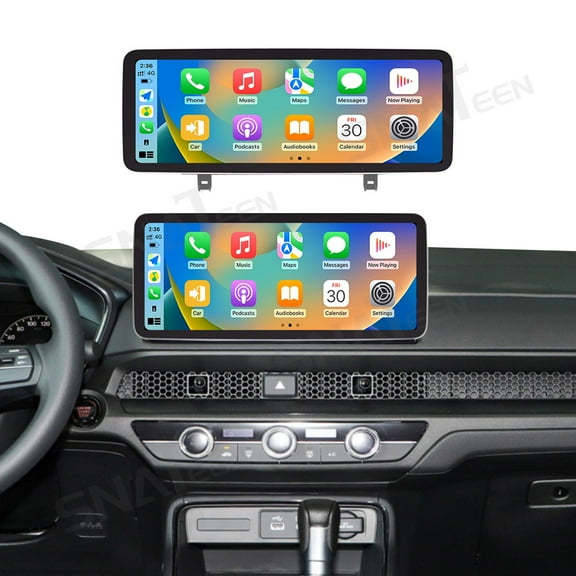 SNATEEN 12.3 inch Carplay Screen/Radio/Multimedia Player for Honda CR-V 2023 2024 2025 2026 Models Universal Car Navigation/GPS Upgrade Headunit Android Display 1080P Touch Screen Replace System