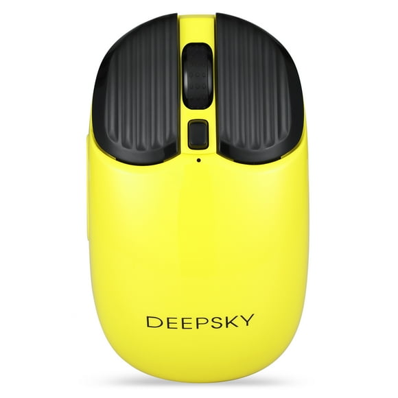 DEEPSKY BG90 Dual-mode Wireless Rechargeable Mouse Bluetooth5.0+2.4G Optical Mouse with 6 Adjustable DPI Office Gaming