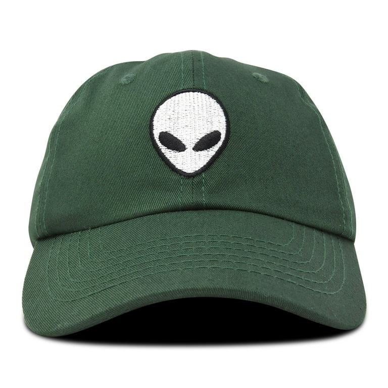 DALIX Alien Head Baseball Cap Mens and Womens Hat in Dark