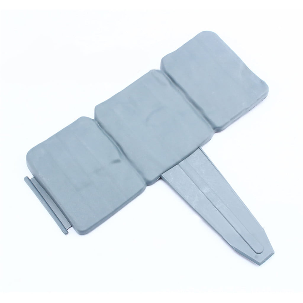 10 Pack Plastic Garden Edging, Faux Stone Landscape Border Fence for Flower Beds and Lawn, Flexible DIY Yard Edging with Trim-Free Flange (Gray, 23.5cm)