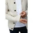 thumbnail image 7 of X RAY JEANS Mens Stand Collar Cardigan, Oatmeal, L, 7 of 7