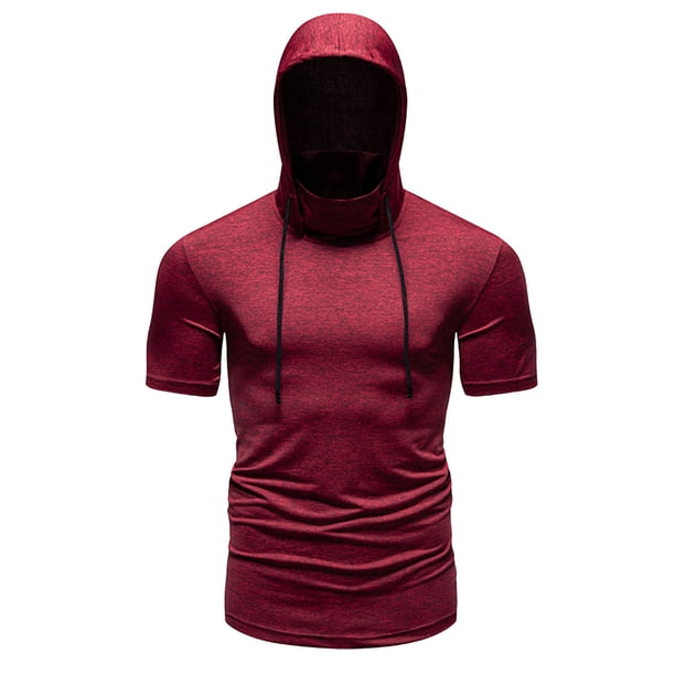 pstuiky camisetas camisas para hombre, Camiseta de manga corta con cuello redondo y estampado liso para hombre camisetas de hombre xl