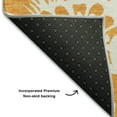 thumbnail image 3 of Addison Rugs Mayfield Washable Transitional Floral Orange Rectangle Rug, 5' x 7'6", 3 of 6