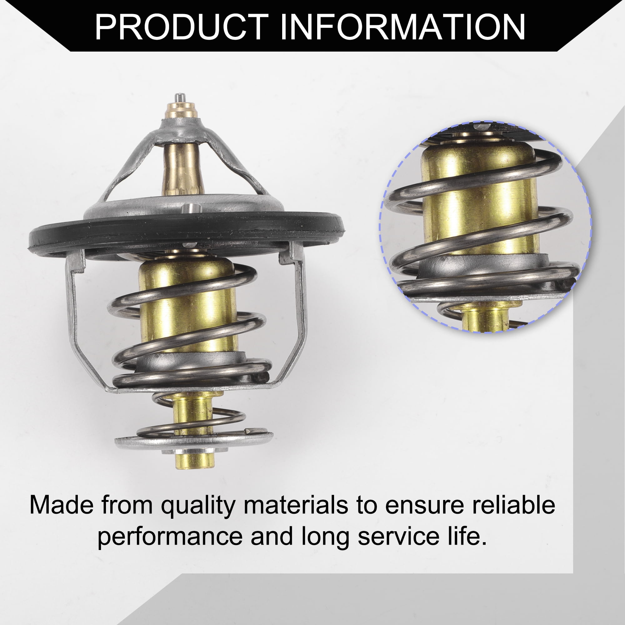 Car Thermostat Engine Coolant Thermostats for Mazda 2 2011-2014 No.KL0115171A Silver Tone 1 Pcs - Walmart.com