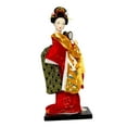 thumbnail image 2 of deevoka Japanese Geisha Kimono Doll 25cm Asian Statue for Cabinet Living Room Office B, 2 of 9