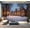 Color3, variant on Peel and Stick Wallpaper Park Snowy Day Modern Art Wall Mural Decor Self Adhesive and Removable 100in x 144in
