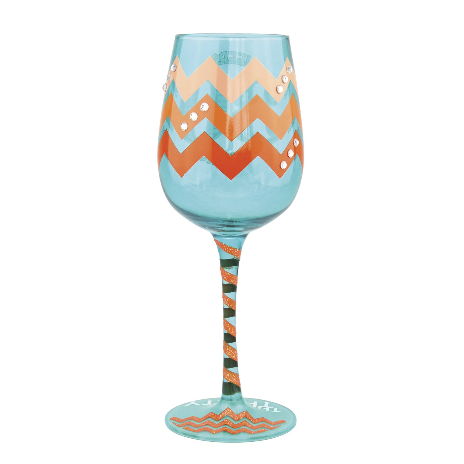 Top Shelf 30th Birthday Wine Glass