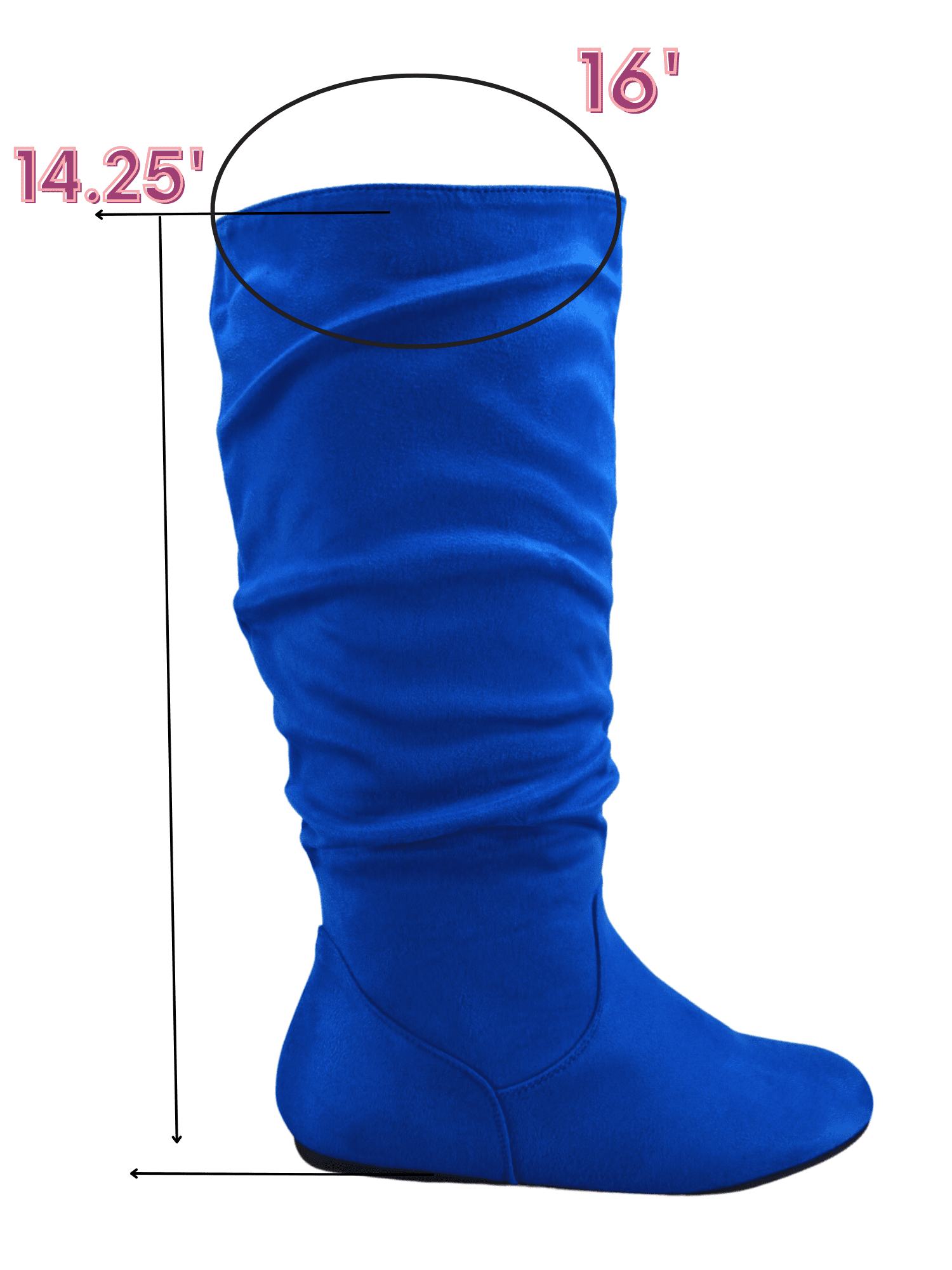 Royal blue over the knee boots discount