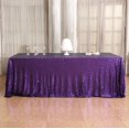 thumbnail image 2 of GFDYREE Sequin Tablecloth, Rectangular, 60"x120", Purple, 2 of 6