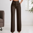 thumbnail image 2 of jiaxiM Womens Flowy Pants High Waist Palazzo Capri Pants for Women Drawstring Cozy Trousers Pants for Women Women's Lounge Pants Summer Beach Vacation Clothes, 2 of 5