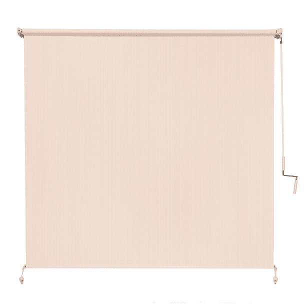 Coolaroo 96" x 96" Crank Operated Beige Roller Sun Shade