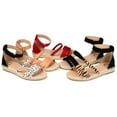 thumbnail image 6 of Brinley Co. Womens Tru Comfort Foam™ Multi Strap Sandal, 6 of 7