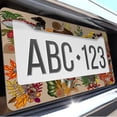 thumbnail image 6 of 1 Pcs Mushrooms and Autumn Foliage License Plate Frame,License Plate Cover for Car Decorative Parts,Aluminum License Plate Bracket Holder Rust-Proof for US Standard Car, 6 of 8