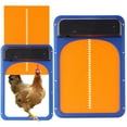 thumbnail image 1 of LELINTA Automatic-Chicken-Coop-Door-Solar - Battery Powered Opener with Timer & Light Sensor Poultry Aluminum Chicken Coops Doors with Remote Control, 1 of 8
