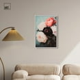 thumbnail image 3 of Three Shades of Peony I Canvas Romantic Floral Art by Art Remedy, White Frame, 20 x 30, 3 of 7