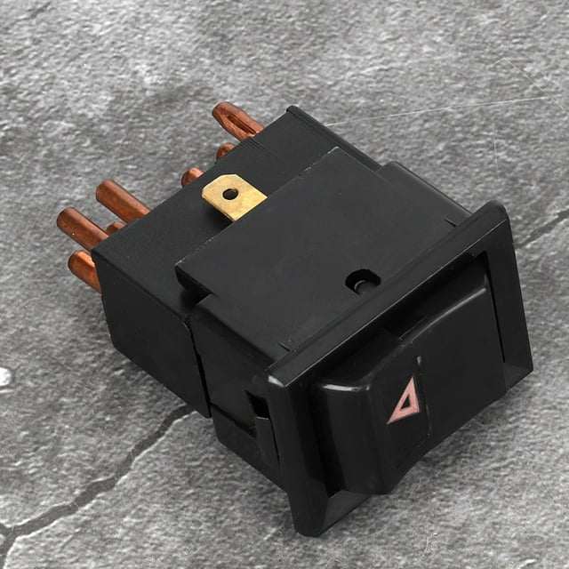 Comfortable Touch Warning Lamp Switch, Quick Response Lamp Switch, Durable For Car