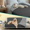 thumbnail image 2 of PetAmi Waterproof Couch Cover for Dogs, Waterproof Pet Blanket, Reversible Furniture Cover Sofa Protector for Pet Cat Bed, Washable Waterproof Blanket Dog Cover for Couch Seat, 52x82  Gray, 2 of 8