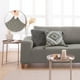 thumbnail image 2 of Protector Cubre Sala Sillón Sofá 2 Plazas Gris Medio Concord, 2 of 4