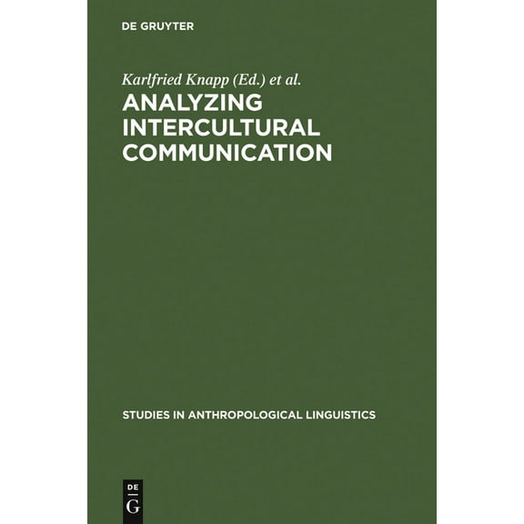 Studies in Anthropological Linguistics Analyzing Intercultural Communication, Book 1, (Hardcover)