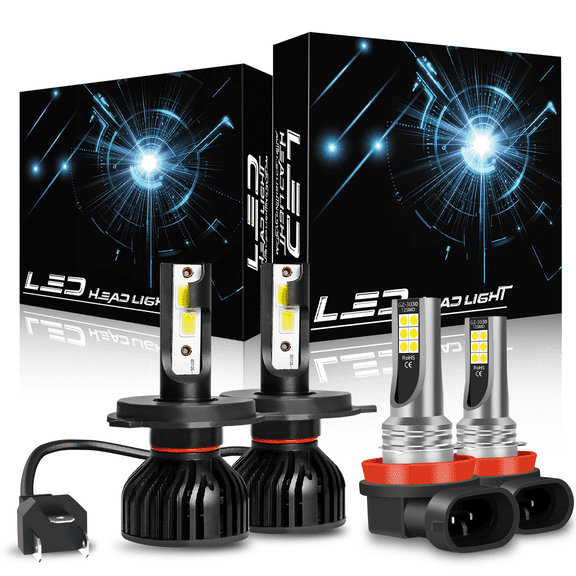 For Toyota Tacoma 2012 2013 2014 2015 LED Headlight High Low Beam Fog Light Bulbs 6000K White 4x