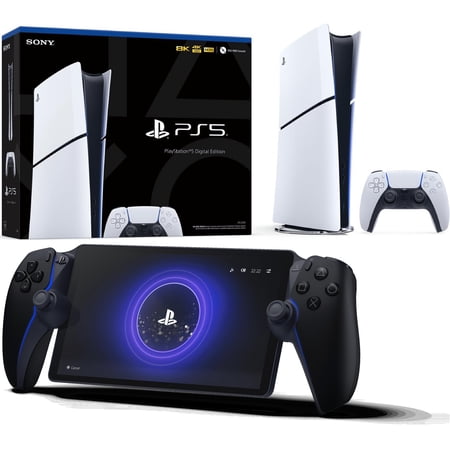 PlayStation 5 Digital Console Slim - 825GB with PlayStation Portal Remote Player - Midnight Black