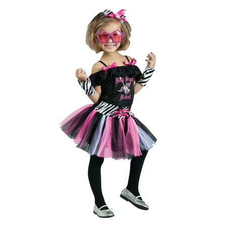 Rock Star Rebel Toddler and Girls Costume