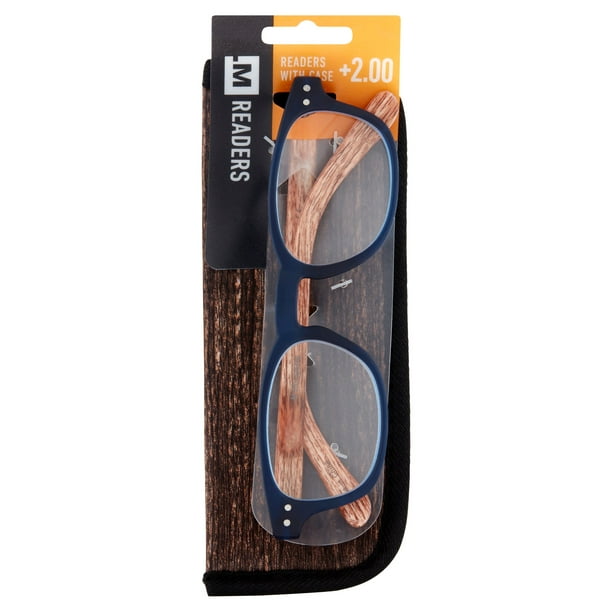 M Readers +2.00 Readers with Case