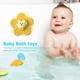 thumbnail image 2 of Baby Sucker Juguetes giratorios Dibujos animados Dedo Spinning Juguetes para bañarse (Amarillo) Ehuebsd libre de BPA, 2 of 9