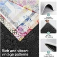 thumbnail image 3 of Pioneer Flower Floral Print Pattern Kitchen Rugs Sets Of 3,Kitchen Runner Rugs Non Skid Washable,Decorative Kitchen Floor Mats for Kitchen,Sink,Laundry,17"x30"+ 17"x47" + 17"x59", 3 of 6