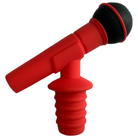 

Hareemi Wine Stopper Creative Personality Microphone Modeling Wine Bottle Stopper