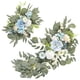 thumbnail image 1 of Arco de boda con flores artificiales, guirnalda de flores decorativas falsas Azul, 1 of 9