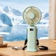 thumbnail image 3 of Portable Handheld Fan Rechargeable Mini Fan With Digital Display 3 Speed Small Fan For Travel Office Outdoor, 3 of 7