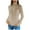 Beige, variant on Viikei Cardigan Sweaters for Women Clearance under $10.00 Womens Sweaters Women's Long Sleeved Solid Color Top High Neck Slim Sweater High Neck Sweater