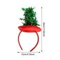thumbnail image 3 of Dsscvnef Christmas Headband With Santa Hat & Star Design Perfect for Holiday Parties Dances, 3 of 3