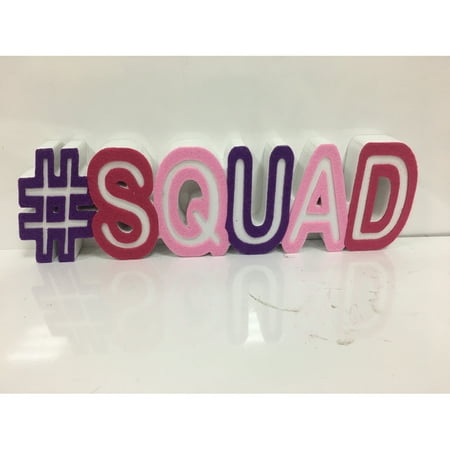 Friend's "squad" valentine's day table decoration