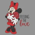 thumbnail image 2 of Junior's Minnie Mouse Feeling the Love Cowl Neck Sweatshirt, 2 of 4