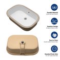 thumbnail image 5 of Modern Bathroom Vanity 22" x 15.25" White Ceramic Undermount Bathroom Sink with Overflow,Wooden Bathroom Vanity, 5 of 11