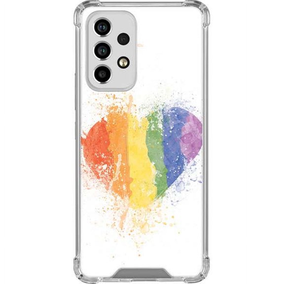 Skinit PRIDE Love Is Love Heart Galaxy A53 5G Clear Case