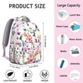 thumbnail image 6 of "Wildflowers and Sunflower Backpack for Women - Stylish Floral Print School Bookbag with Laptop Compartment, Large Capacity College Backpack, Comfortable Shoulder Straps, Water-Resistant Material", 6 of 6