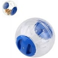thumbnail image 1 of ZECATL Transparent Cute Pet Hamster Exercise Ball Mini Trot Plastic Toys (Pink), 1 of 4