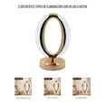 thumbnail image 4 of Lampara Recargable Portátil Con Diseño De Cristal Anillo, 4 of 10
