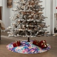 thumbnail image 4 of Sikiie Skull rainbow color space Nativity Christmas Tree Skirt, Jesus Christian Winter Holiday Tree Mat Decoration(30-48IN)48", 4 of 6