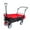 Black+Red, variant on Patio Heater folding wagon Collapsible Outdoor Utility Wagon, Heavy Duty Folding Garden Portable Hand Cart, Drink Holder, Adjustable Handles(Black+Red colour),Propane Heater