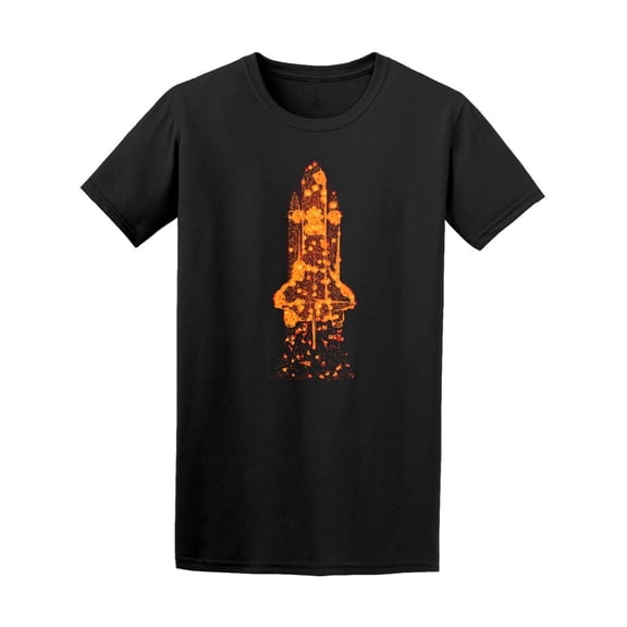 Abstract Flying Spaceship Tee Men's -Image by Shutterstock